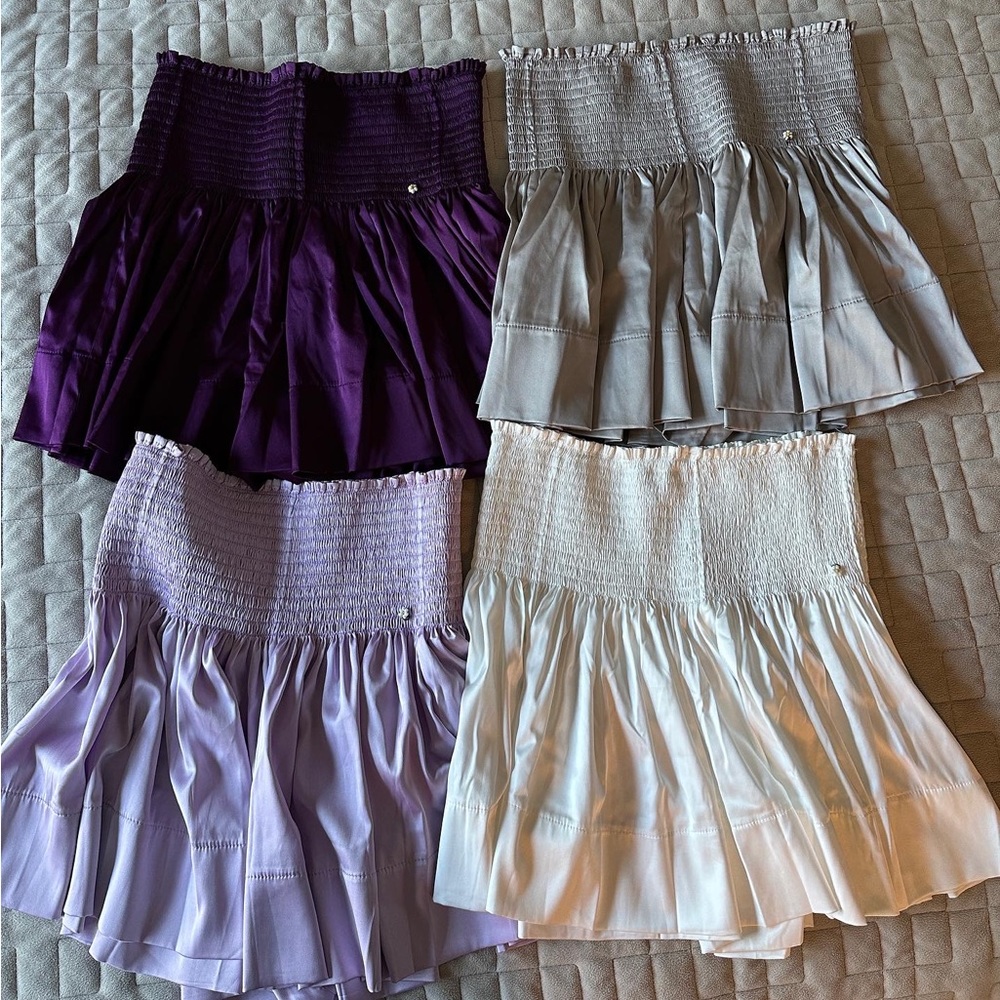 Bundle of 4 Silk Skorts